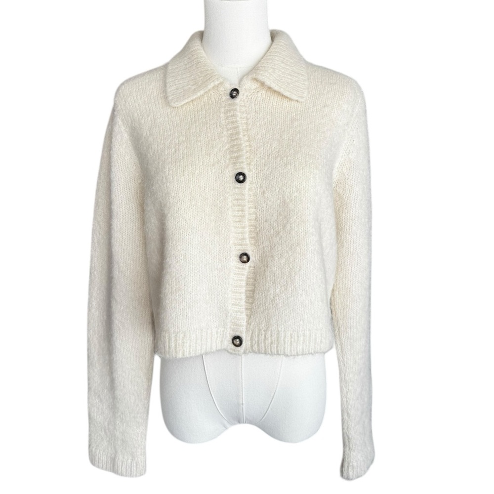 OZMA The Penny Cardigan Ivory Cream Small - Picture 5 of 12